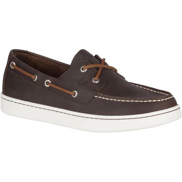 Sperry Cup 2-Eye Leather Boat Shoe - Brown - 7