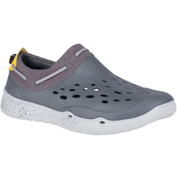 Sperry Men's Seafront Boat Shoe - Gray/Yellow - 10