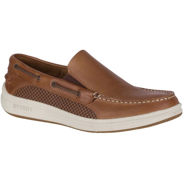 Sperry Gamefish Slip-On Boat Shoe - Dark Tan 10.5M