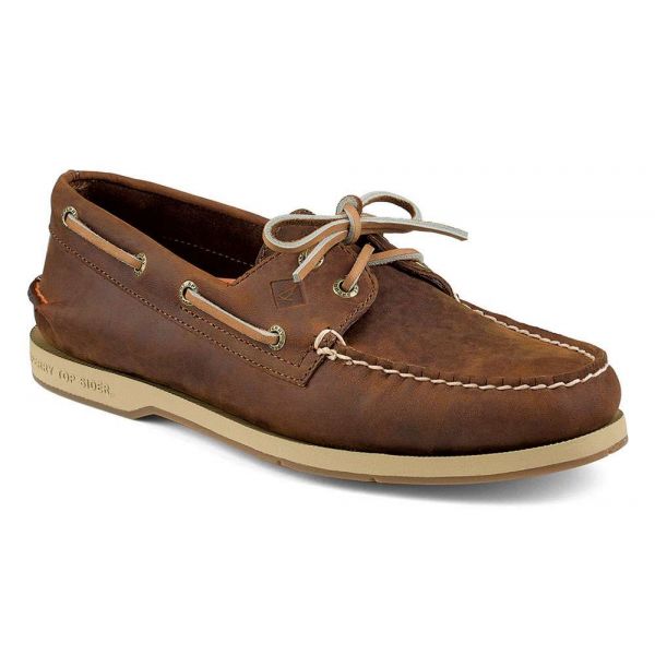 Sperry Captain's Authentic Original 2-Eye Boat Shoe - Brown - Size 7M