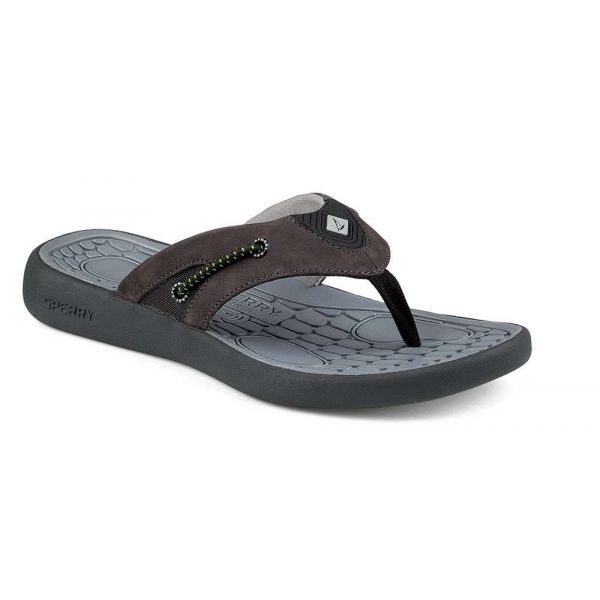 Sperry Big Eddy Thong Sandal - Grey - Size 7M