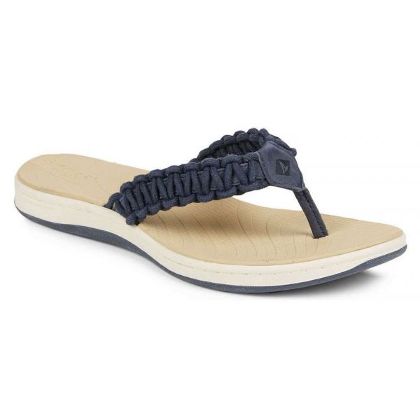 Sperry Women's Seabrook Current Thong Sandal - Navy - Size 5M