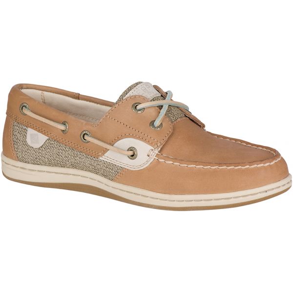 Sperry STS95589 Women's Koifish Boat Shoes Linen/Oat 10M