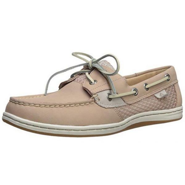 Sperry Women's Koifish Mesh Boat Shoe - Rose Dust - 5