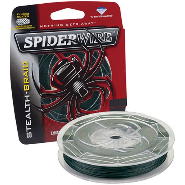 Spiderwire Stealth Braid 300yds 65lb - Moss Green