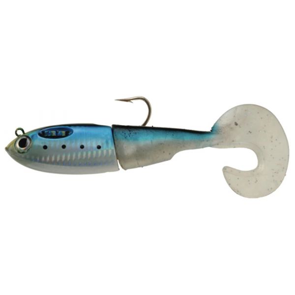 SpoolTek Fat Curly - 6in - XH - Blue Sardine