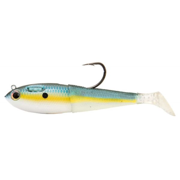 SpoolTek Pro Series 4'' Fatty with 10'' Leader Threadfin Shad