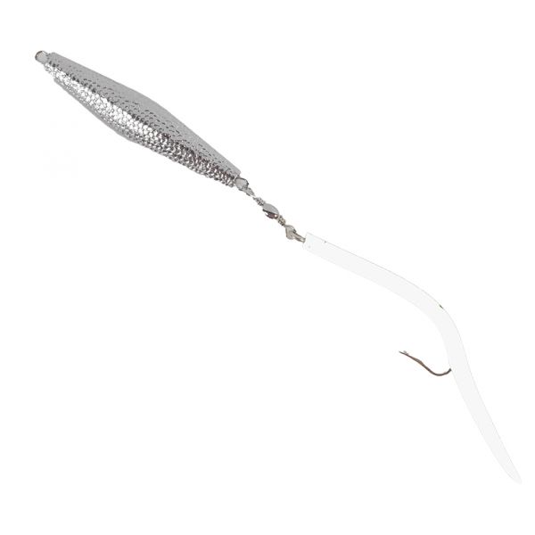 Sportfish Products Hammered Silver Jig - 1oz - White