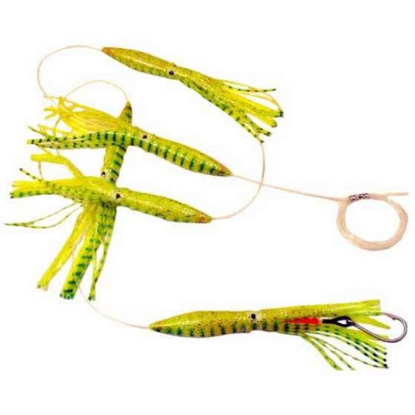 Sportfish Products SFP-9SC 9in Squid Chain Green/Yellow