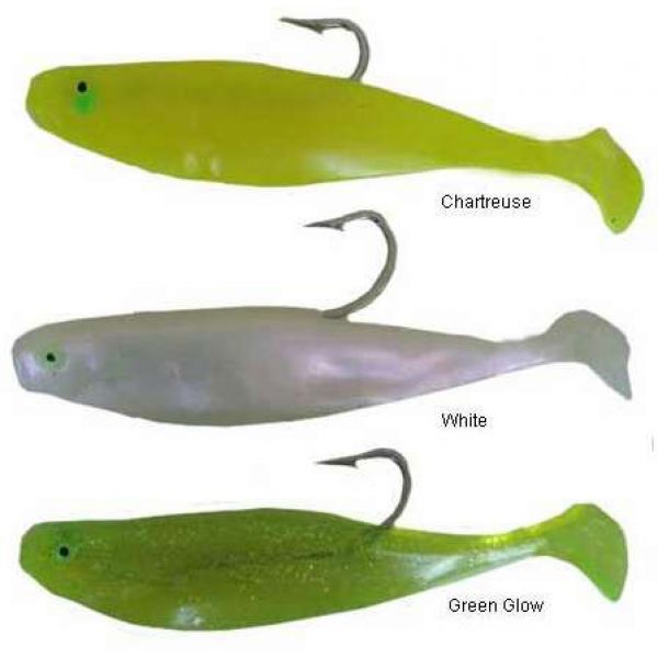 Sportfish Products SFP-RRS10 Rigged Replacement Shads Chartreuse