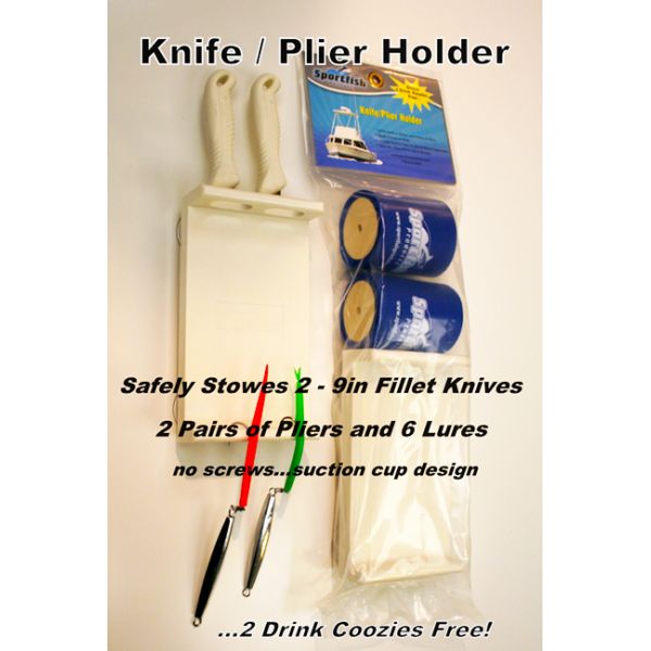 Sportfish SFP-KPH 2K Lure/Plier Holder w/ 2 Drink Koozies Accessories