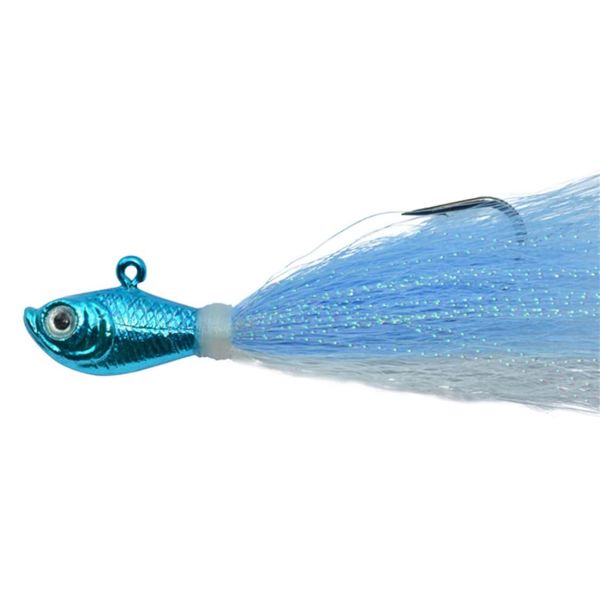 SPRO SBTJCRB-1/2 Chrome Bucktail Jig - 1/2 oz. Chrome Blue