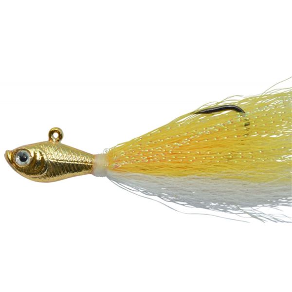 SPRO SBTJCRG-1/2 Chrome Bucktail Jig - 1/2 oz. Chrome Gold