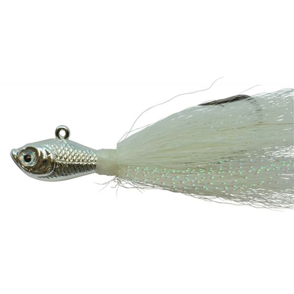 SPRO SBTJCRS-1/2 Chrome Bucktail Jig - 1/2 oz. Chrome Silver