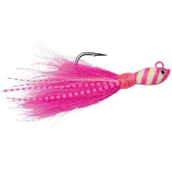 SPRO Power Bucktail Zebra Glow Jigs