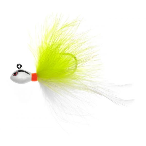 SPRO RKStar Salmon Jig - 1/2oz - Chartreuse/White