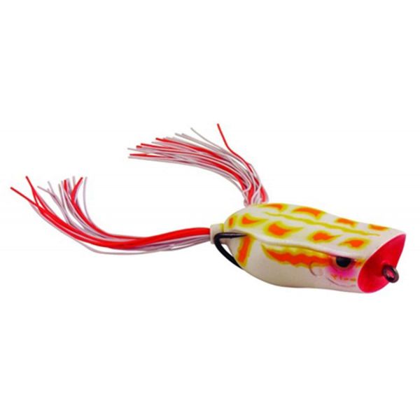 SPRO SBEPP60TRPW Bronzeye Popper Frogs Tropical White