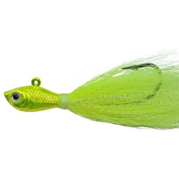 SPRO Chrome Bucktail Jig - 1-1/2 oz. - Chrome Chartreuse