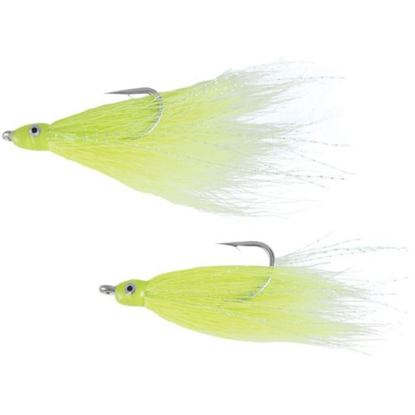 SPRO Bucktail Teaser Hooks - 2/0 - Crazy Chartreuse