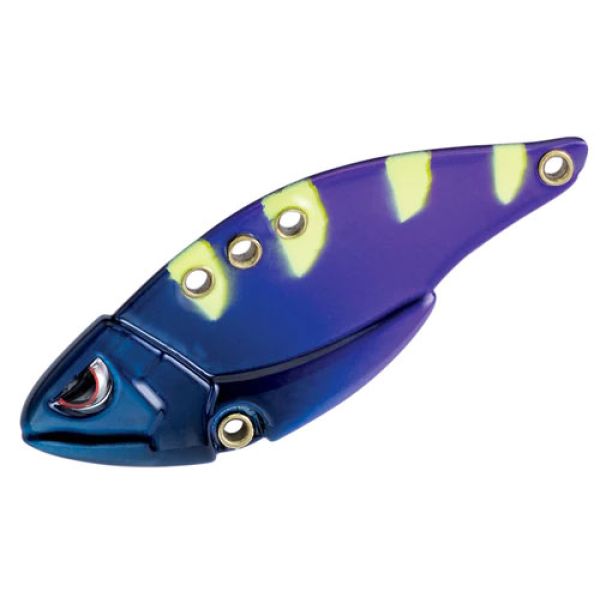 SPRO Carbon Blade TG Bait - 1/2oz - Purple Tiger Chartreuse