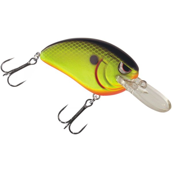 Spro John Crews Little John MD 50 Crankbait - Chartreuse Black