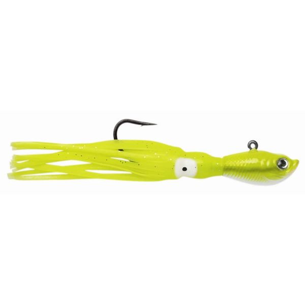 SPRO SSTJCC-1/2 Squidtail Jigs 1/2oz Crazy Chartreuse