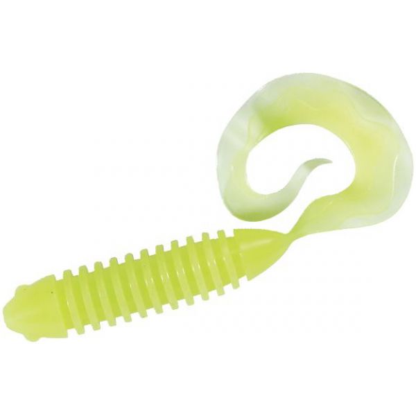 SPRO WaveTail Grub - Crazy Chartreuse