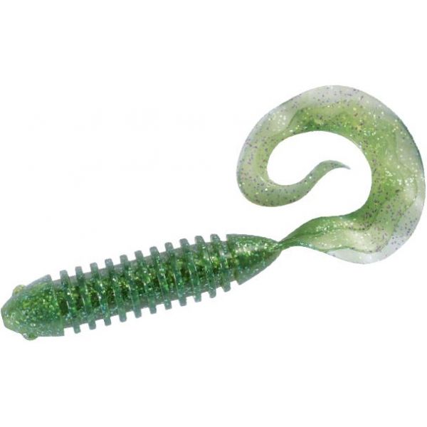 SPRO WaveTail Grub - Sand Eel Green