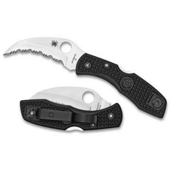 Spyderco C106S Tasman Salt Knife C106SBK Black