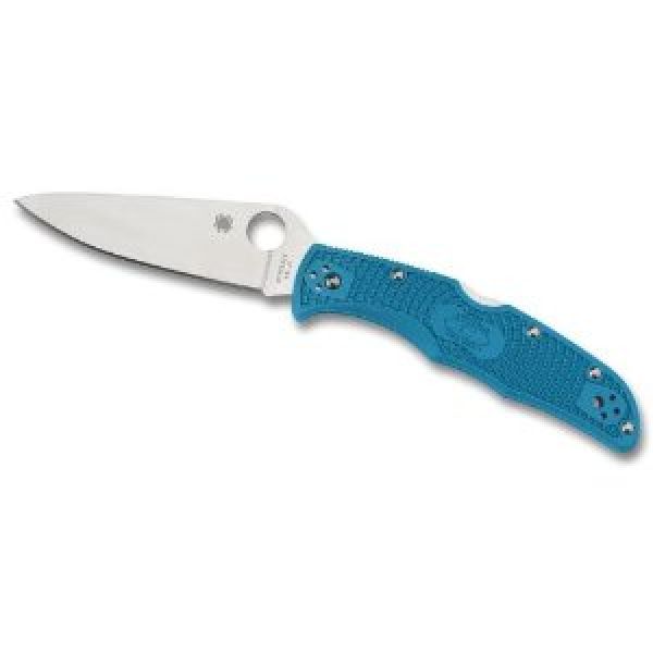 Spyderco C10FPBL Endura4 Lightweight Flat Ground Plain Edge Knife