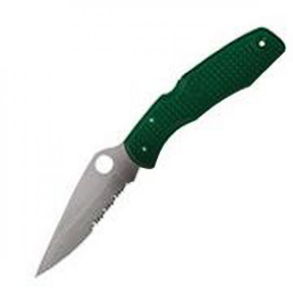 Spyderco C10PSFG Endura4 FRN Lightweight Combination Edge Knife