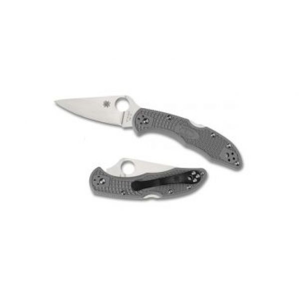 Spyderco C11FPGY Delica4 Lightweight Flat Ground Plainedge Knife