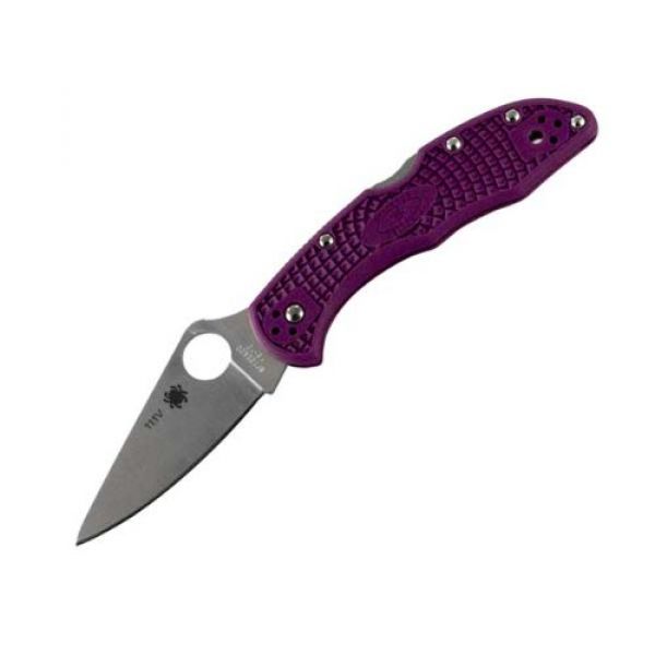 Spyderco C11FPPR Delica4 Lightweight Flat Ground Plainedge Knife