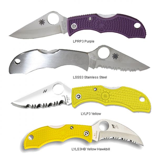 Spyderco Ladybug3 Assorted Edge Knives