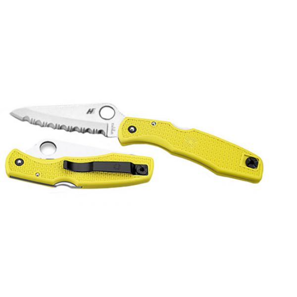 Spyderco C91SYL Pacific Salt Yellow Knife