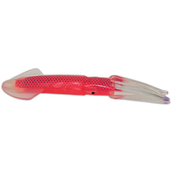 Squidnation Mauler Squid Lures 9in Clear Pink Insert