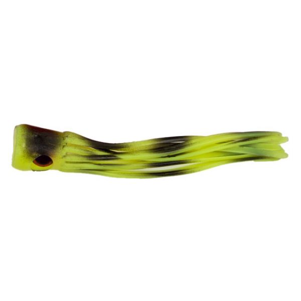 Squidnation Mini Chugger Lures Chartreuse/Black