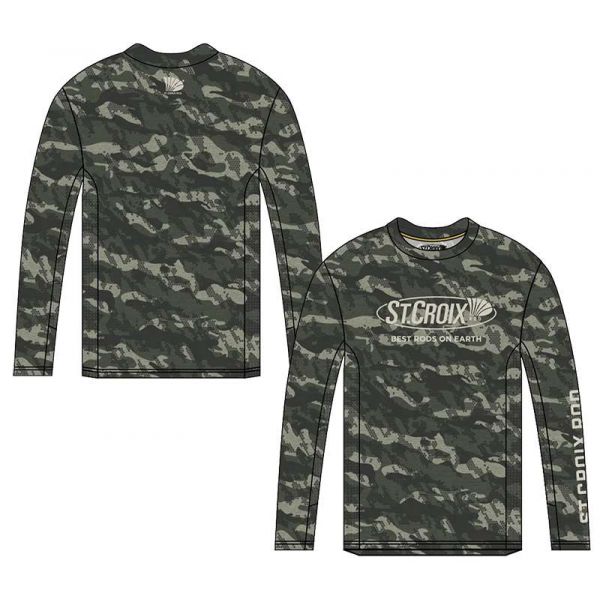 St. Croix Covert Performance Long Sleeve Shirt - Medium