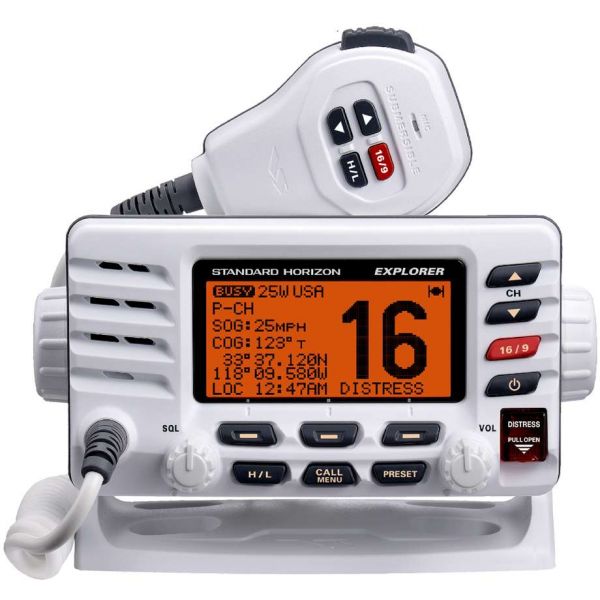 Standard Horizon GX1600W Explorer Ultra Compact VHF - White