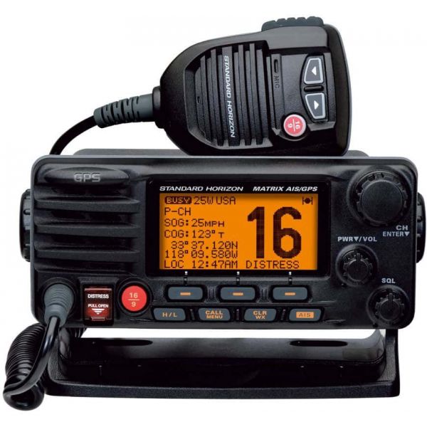 Standard Horizon GX2200B Matrix Fixed Mount VHF w/ AIS & GPS - Black