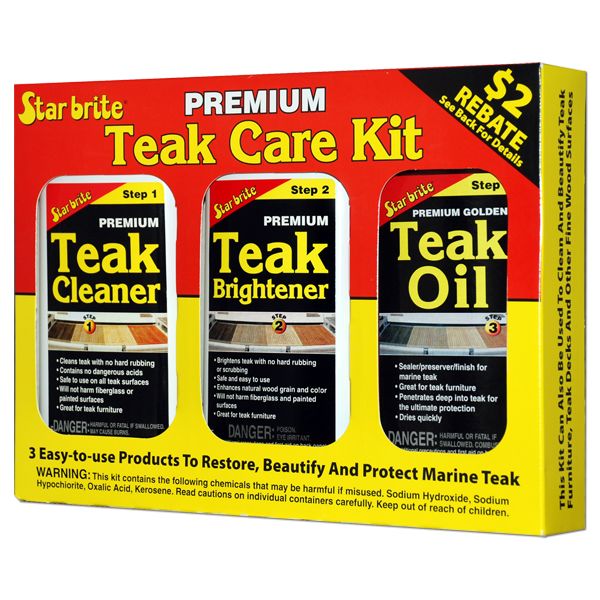 Star Brite Premium Teak Care Kit - 16 oz.