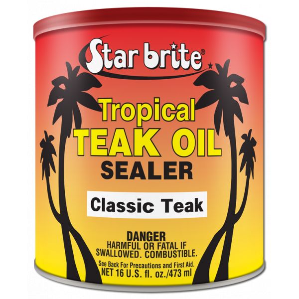 Star Brite Tropical Teak Oil/Sealer - Classic - 16 oz.