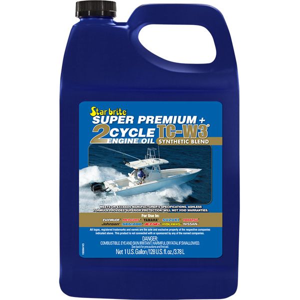 Star Brite 19200 Super Premium 2-Cycle Engine Oil TC-W3 - 1 Gallon