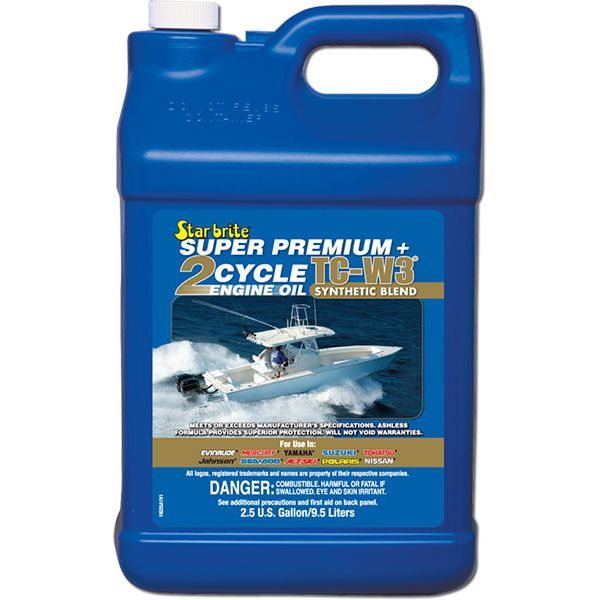 Star Brite 19225 Super Premium 2-Cycle Engine Oil TC-W3 - 2.5 Gallon