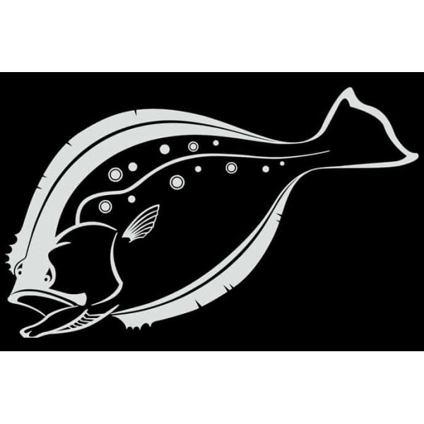 Steelfin Flounder Decals White