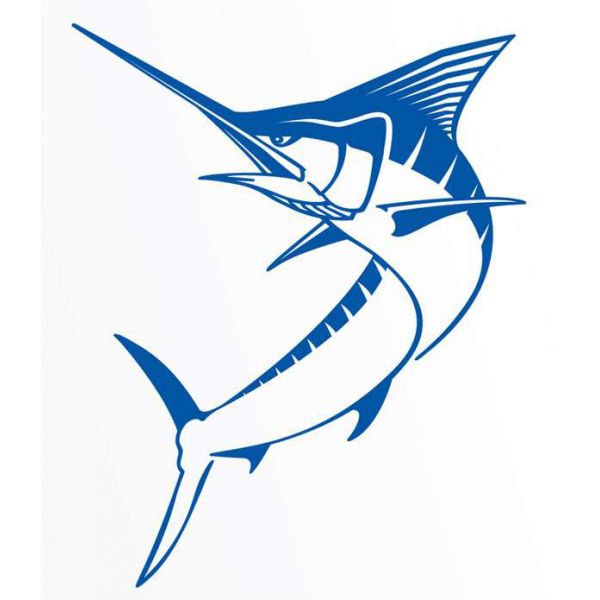 Steelfin Marlin Decals Blue