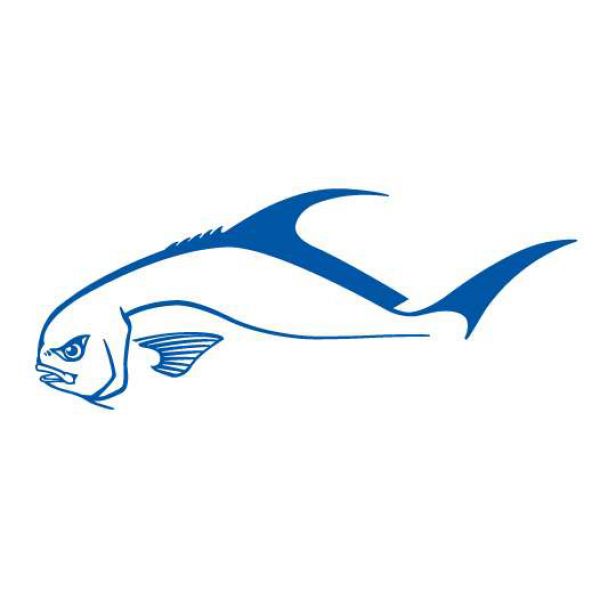 Steelfin Permit Decal - Large Blue