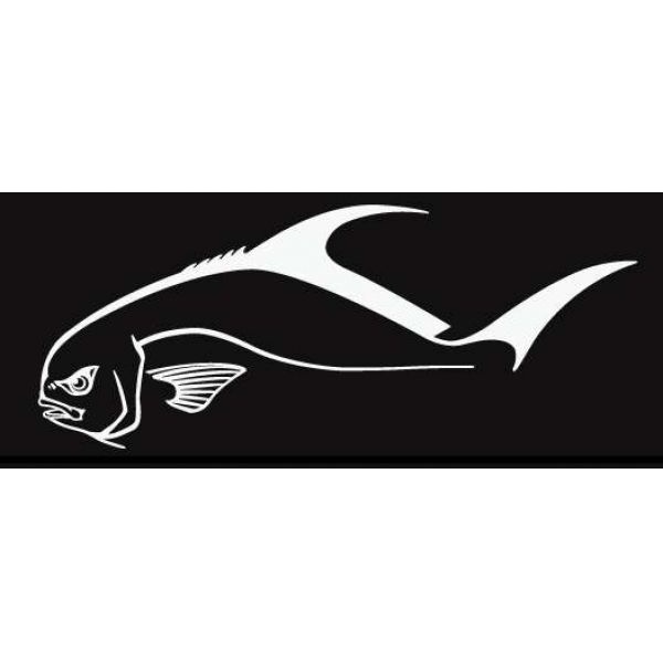 Steelfin Permit Decal - Large White