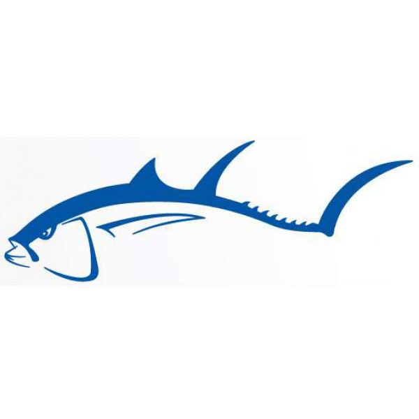 Steelfin Tuna Decals - Large Blue