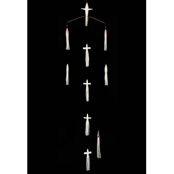 Sterling Tackle 18in Chaos Bar w/ 9in Bulb Squid - White